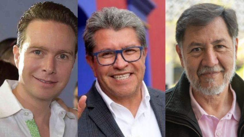 Ricardo Monreal, Gerardo Fernández Noroña y Manuel Velasco presentan su renuncia al Congreso rumbo a 2024