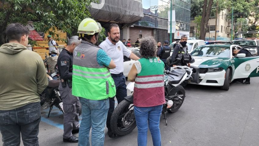 Muere un trabajador al caer del quinto piso de una obra en la colonia Juárez, no tenía equipo de protección