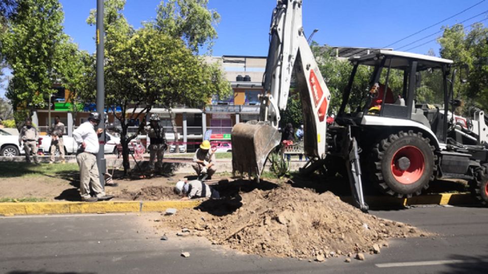 Se localizó sobre la avenida Tezozomoc.