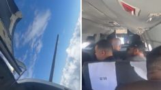 VIDEO | Terror en el aire: se abre la puerta de un avión en pleno vuelo, otra vez