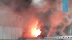 VIDEO: se registra un fuerte incendio en el aeropuerto de Calcuta, en la India