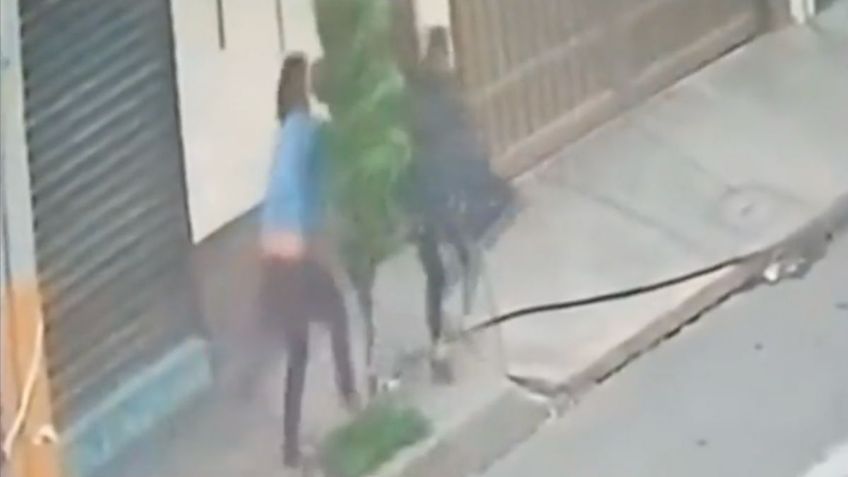 VIDEO | Mujer agrede terriblemente a abuelita de 70 años y le rompe el brazo