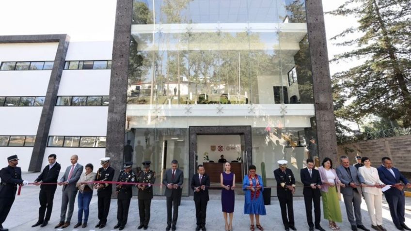 Claudia Sheinbaum inaugura nuevo edificio de la Universidad de la Policía