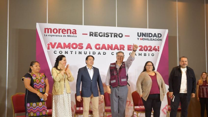 Arranca el registro de Morena para los aspirantes de 2024, Marcelo Ebrard es el primero