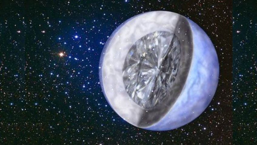 El cielo estelar esconde un "diamante cósmico" del tamaño de la Tierra que dejó atónitos a los astrónomos