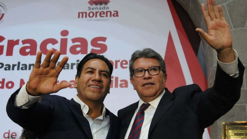 Ricardo Monreal pasa la estafeta a Eduardo Ramírez en la Jucopo: "Lo que ofrezcas, cúmplelo"