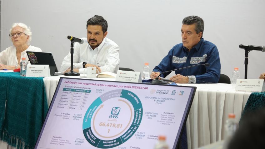 Rutilio Escandón y Zoé Robledo revisan resultados para  implementación del modelo IMSS-Bienestar en Chiapas