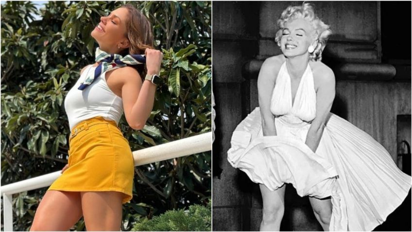 VIDEO: Tábata Jalil conquista VLA como Marilyn Monroe y recrea famosa escena del vestido blanco