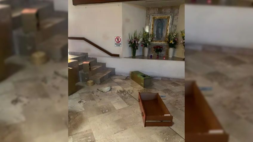 ¡Sacrílegos! Criminales asaltan iglesia en Iztacalco