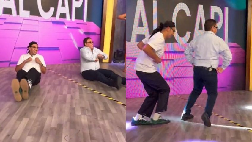 VIDEO: El Capi Pérez y Mario Bezares bailan el "gallinazo", así fue el momento en VLA