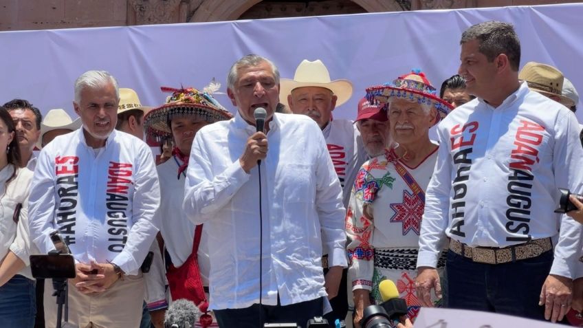 Adán Augusto pide desde Zacatecas unidad a Claudia Sheinbaum, Marcelo Ebrard y Ricardo Monreal