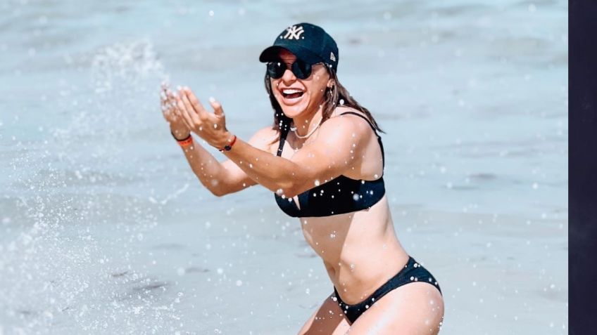 FOTOS: Norma Palafox en 3 trajes de baño con los paralizó la playa de Tulum