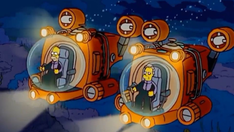 Los Simpson lo hacen de nuevo, predicen tragedia del submarino Titán en el Atlántico