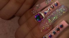 Uñas buchonas: el estilo Baddie Bling es ideal para trabajar en la oficina