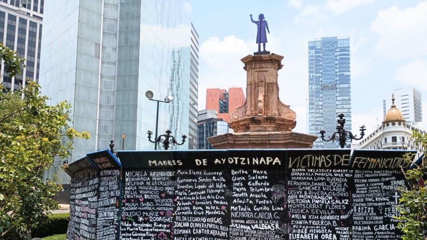 Preparan instalación de estatua de la Joven de Amajac en Paseo de la Reforma