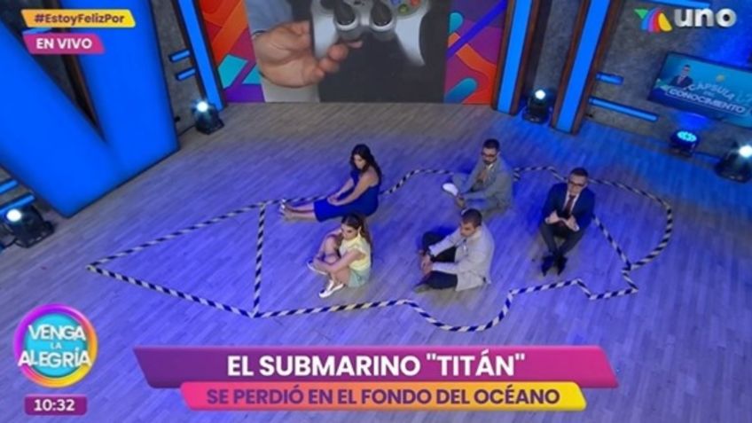 Venga La Alegría: tunden a los conductores de TV Azteca por recrear la desaparición del sumergible Titán