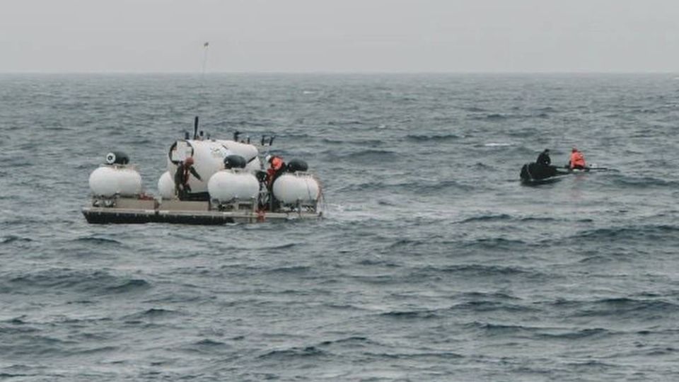 Los 5 tripulantes del Titán quedaron sin aire a 3 mil 800 metros bajo el mar.