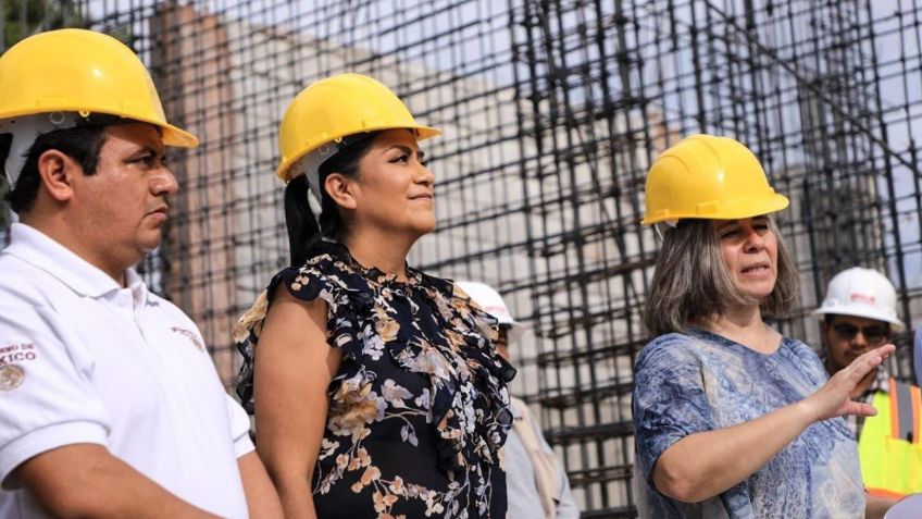 Ariadna Montiel supervisa construcción del CRIT Teletón en el corazón de la Montaña de Guerrero