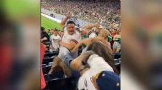 VIDEO: aficionados de México y Honduras desatan una batalla campal durante partido de la Copa Oro