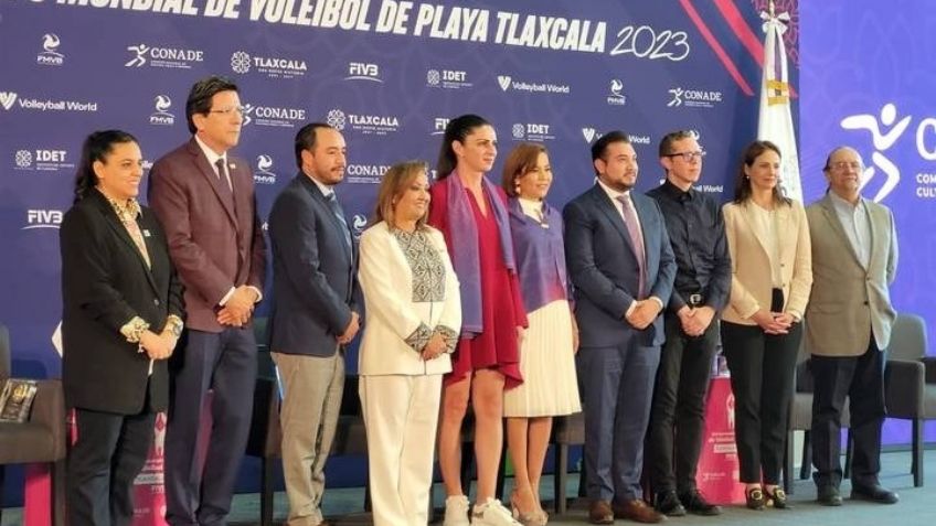 Presentan Mundial de Voleibol de Playa 2023 que se realizará en Tlaxcala