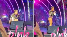 VIDEO: Fan le lanza las cenizas de su madre a Pink en pleno concierto