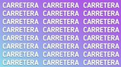 Solo para inteligentes, trata de no perder la calma antes de hallar la palabra ‘carretear’ en poco tiempo