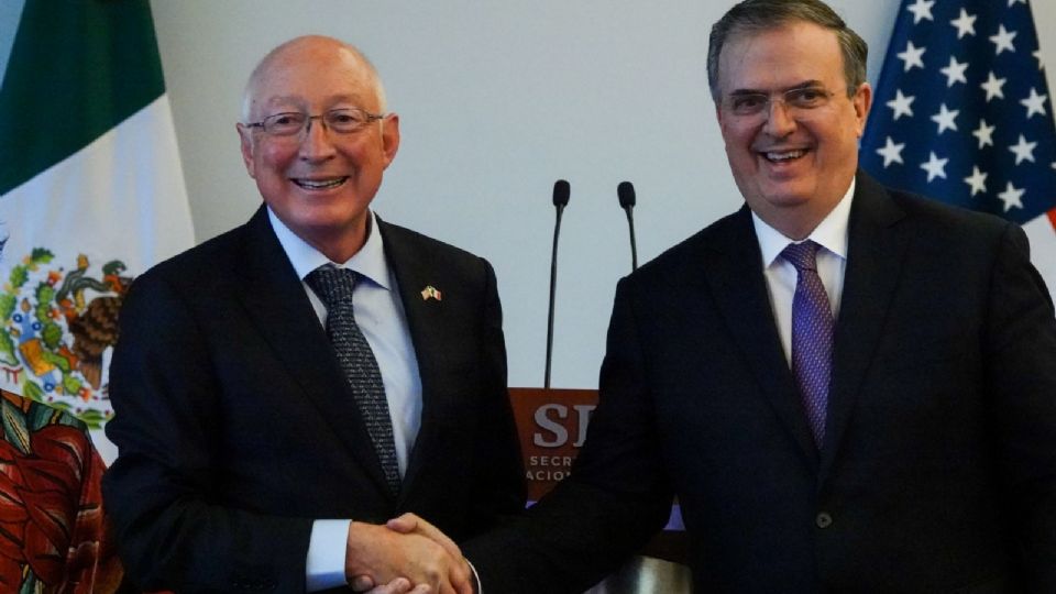 Con Marcelo Ebrard, cuando fue canciller 'hemos tenido un buen trabajo en muchos temas, desde el día que yo llegué”, afirmó Ken Salazar.