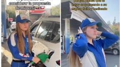 VIDEO | Despachadora de gasolinera conquista en TikTok con su belleza