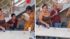 VIDEO | En segundos, joven ebrio irrumpe en una fiesta y acaba con el cumpleaños