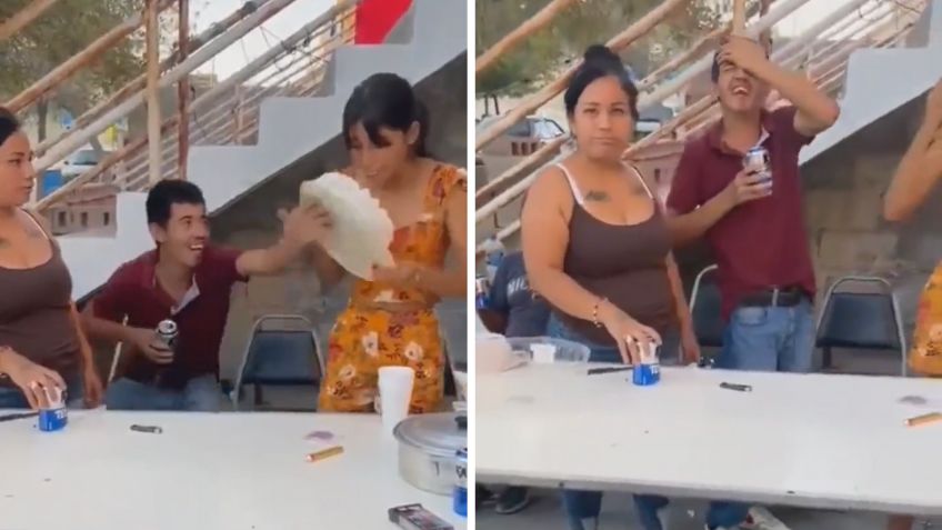 VIDEO | En segundos, joven ebrio irrumpe en una fiesta y acaba con el cumpleaños