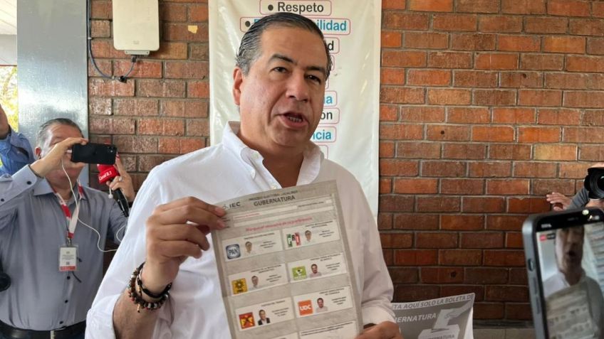 Ricardo Mejía vota en Coahuila: "Deseo una gran participación ciudadana"