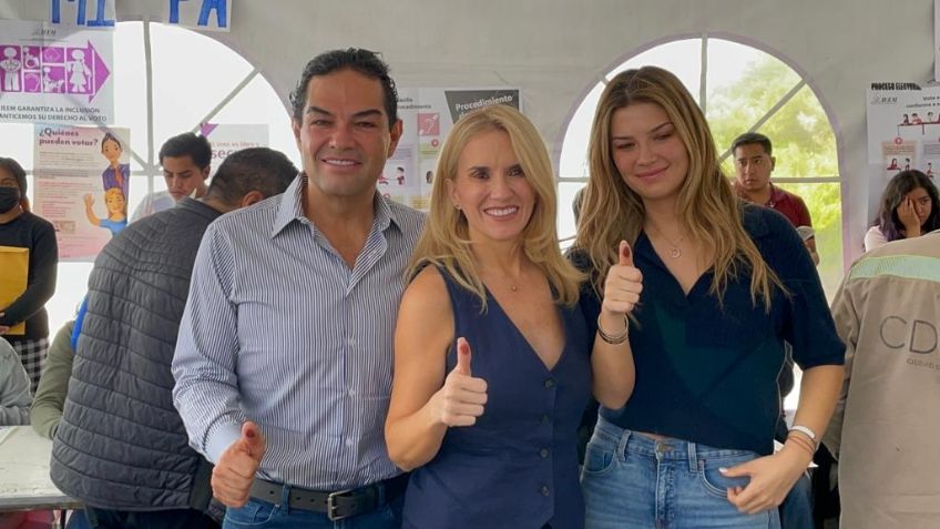 Romina Contreras y Enrique Vargas suman su voto en la elección del Edomex