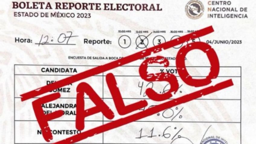 La SSPC alerta sobre boletas de reporte electoral falsas con las que pretenden engañar a la gente