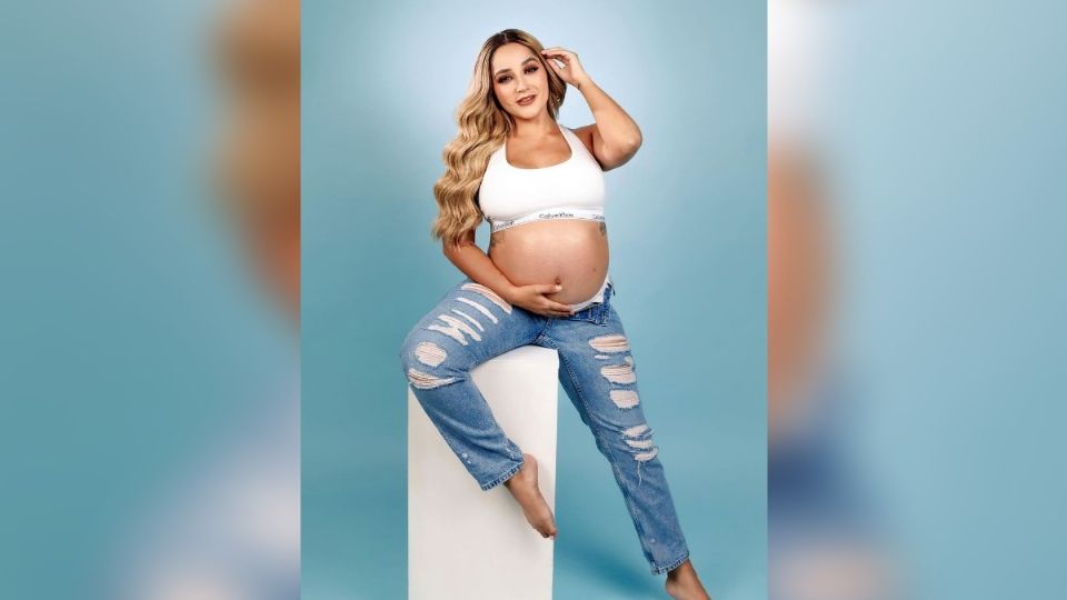 Anahy está disfrutando sus últimos días con su bebé en el vientre