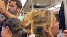 Captan a mujeres acosando a extranjero que subió a vagón exclusivo del Metro: "La manoseada es gratis"