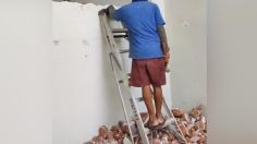 VIDEO | Hombre demuele la casa que construyó en el terreno de sus suegros tras ruptura amorosa