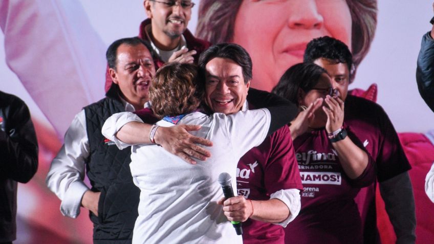 "Se rompió el mito del grupo Atlacomulco": Mario Delgado celebra victoria de Delfina Gómez en el Edomex