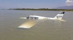 Las IMPACTANTES imágenes del acuatizaje de avioneta en el Lago de Chapala