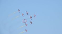 FOTOS: captan ovni en una exhibición de los "Red Arrows" en el Reino Unido