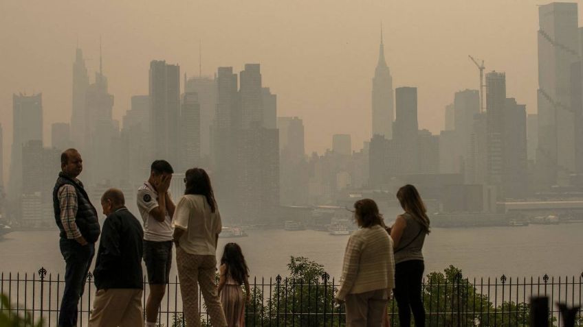 FOTOS: al estilo apocalíptico de Mad Max, Nueva York se cubre de un extraño humo