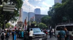 Manifestantes bloquean Paseo de la Reforma, se dirigen al Zócalo: alternativas viales