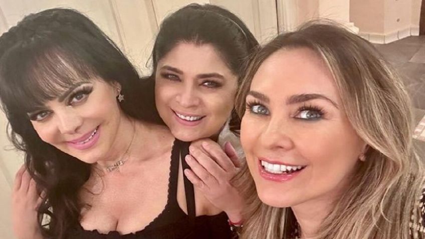 Aracely Arámbula presume foto y cena con Maribel Guardia y Victoria Ruffo ¿quién más estuvo?