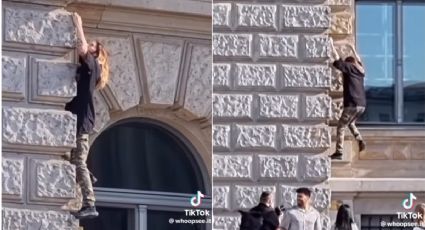 VIDEO: Como Spiderman, Jared Leto escaló las paredes de un hotel sin protección