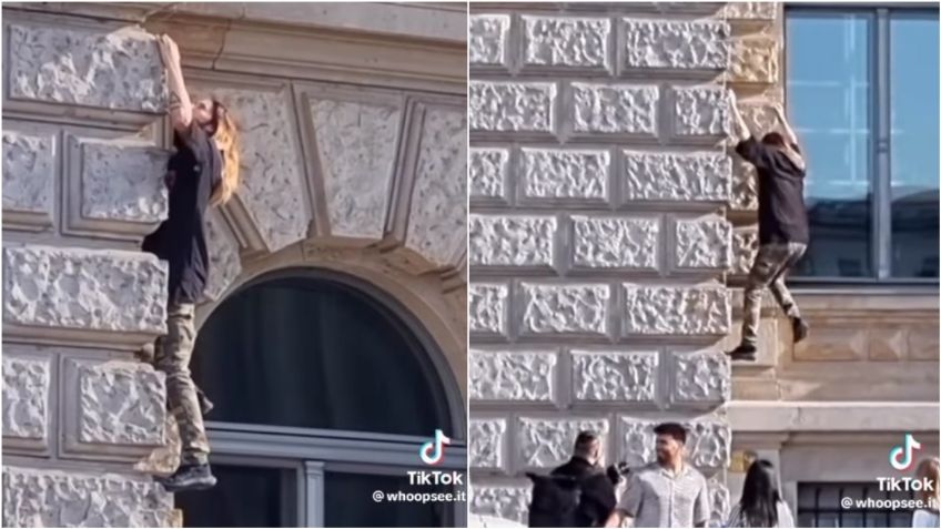 VIDEO: Como Spiderman, Jared Leto escaló las paredes de un hotel sin protección