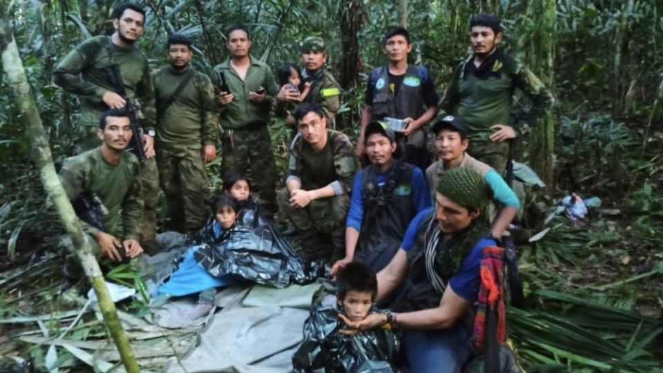 Los niños pasaron 40 días solos en la selva.