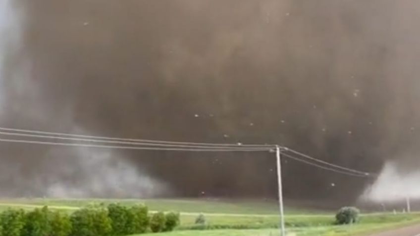 VIDEO: impresionante tornado en Canadá arrasa con Alberta y deja varios heridos