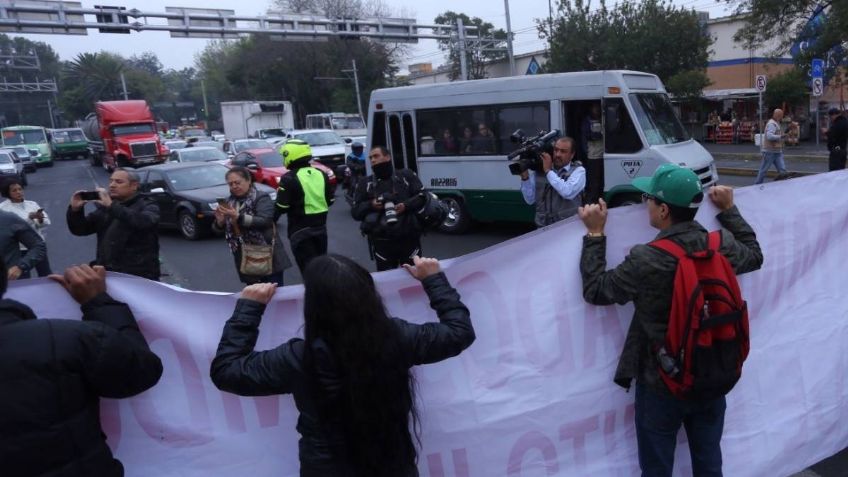 Manifestantes cierran Av. Universidad: alternativas viales en CDMX