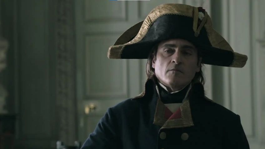 Publican primer tráiler de "Napoleón", cinta estelarizada por Joaquin Phoenix