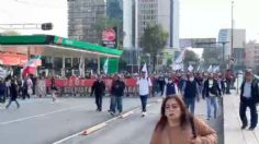 Electricistas desquician el tránsito en Insurgentes y Paseo de la Reforma, el avance del Metrobús está suspendido