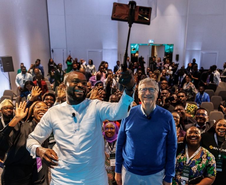 Bill Gates en Nigeria